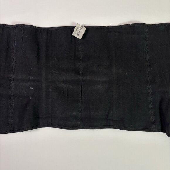 Lady Slim Black Latex Waist Cincher Corset Women's XS Gothic Alt Darkwear Witchy - Picture 6 of 14